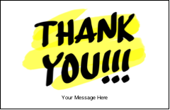 Handwritten Thank You