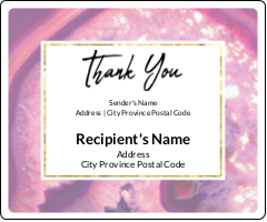 Agate Thank You