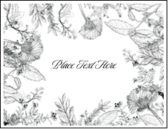 Elegant Floral Frame