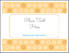 Beige Circular