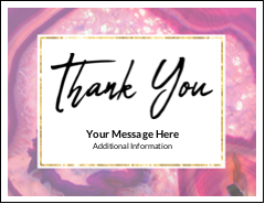 Agate Thank You