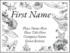Elegant Floral Frame