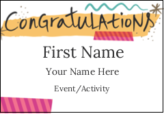 Congratulations