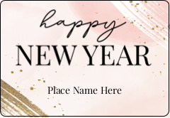 Gold & Pink New Year
