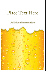 Golden Beer Bubbles