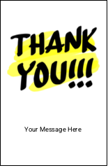 Handwritten Thank You