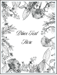Elegant Floral Frame