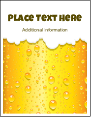 Golden Beer Bubbles