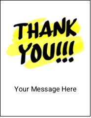 Handwritten Thank You
