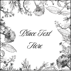 Elegant Floral Frame