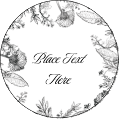 Elegant Floral Frame