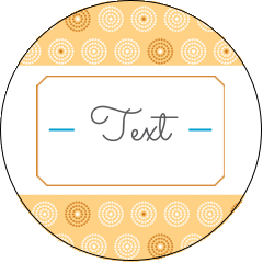 Beige Circular