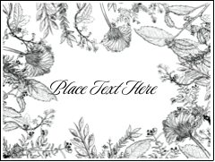 Elegant Floral Frame