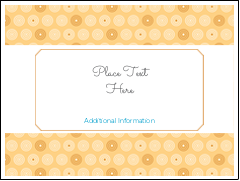 Beige Circular