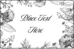 Elegant Floral Frame