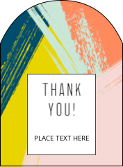Paint Strokes Thank You