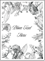 Elegant Floral Frame