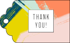 Paint Strokes Thank You
