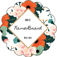 Bright Floral Frame