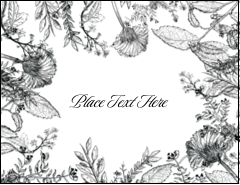 Elegant Floral Frame