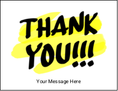 Handwritten Thank You