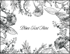 Elegant Floral Frame