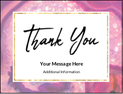 Agate Thank You