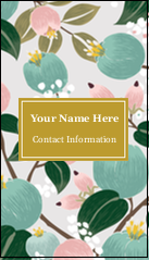 Teal & Pink Floral
