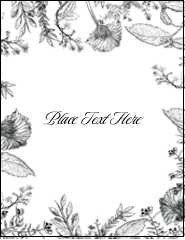 Elegant Floral Frame