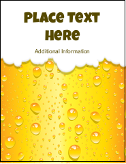 Golden Beer Bubbles