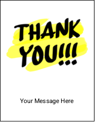 Handwritten Thank You
