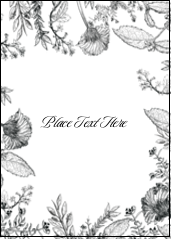 Elegant Floral Frame