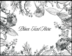Elegant Floral Frame