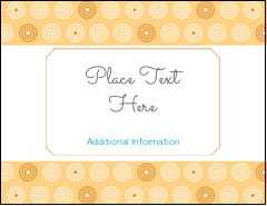 Beige Circular