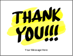 Handwritten Thank You