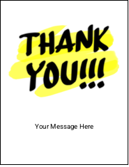 Handwritten Thank You