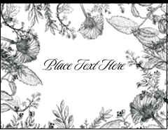 Elegant Floral Frame