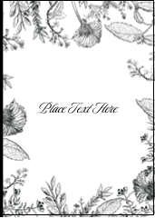 Elegant Floral Frame