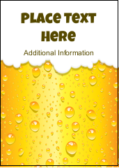 Golden Beer Bubbles