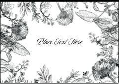 Elegant Floral Frame