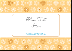 Beige Circular