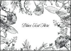 Elegant Floral Frame