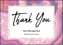 Agate Thank You