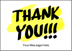 Handwritten Thank You