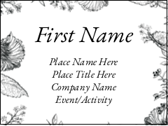 Elegant Floral Frame