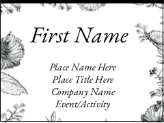 Elegant Floral Frame