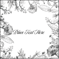 Elegant Floral Frame
