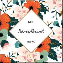 Bright Floral Frame