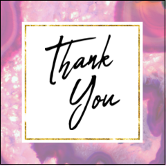 Agate Thank You