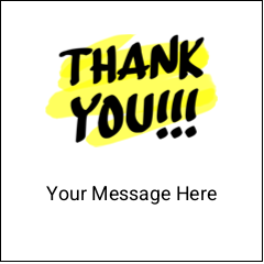 Handwritten Thank You